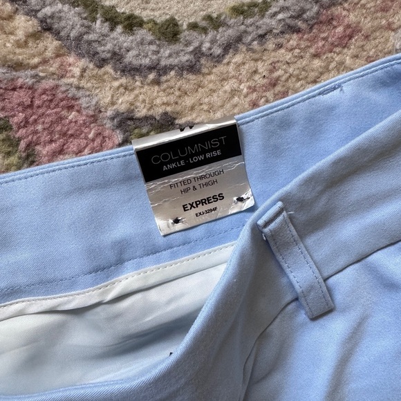 NWT express baby blue Dress Pants - Picture 3 of 7
